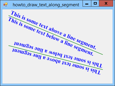 [Draw text on a line segment in C#]