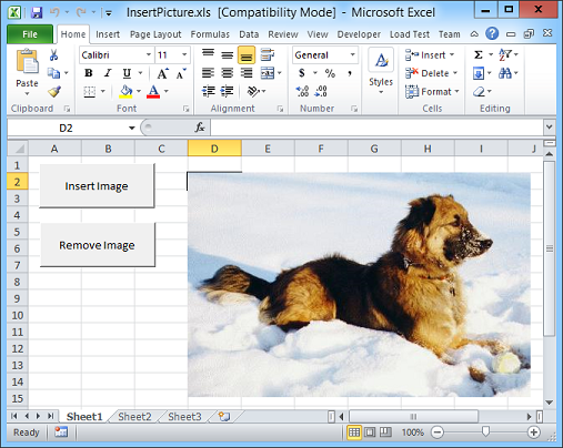 [Add and remove pictures in an Excel worksheet]
