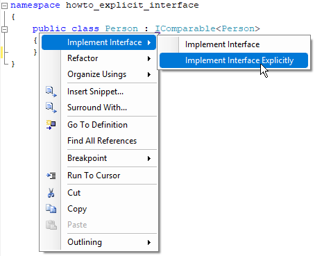 [Implement interfaces explicitly or implicitly in C#]
