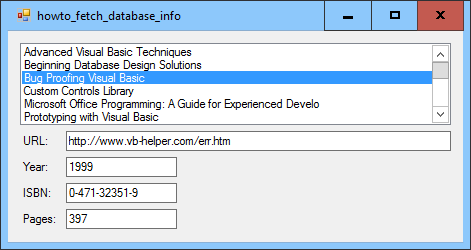 [Display database records without data binding in C#]