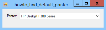 [Determine the default printer in C#]
