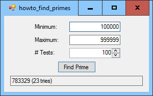 [Find random prime numbers in C#]