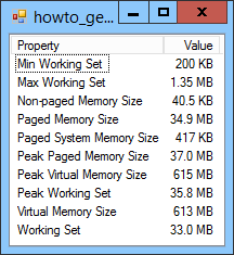 [Get the program's memory usage in C#]