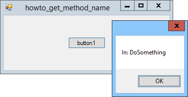 [Get the executing method name in C#]