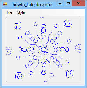 [Make a kaleidoscope program in C#]