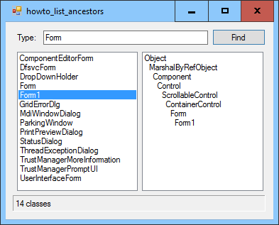 [Find class ancestors in C#]