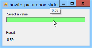 [Make a slider with a needle in C#]