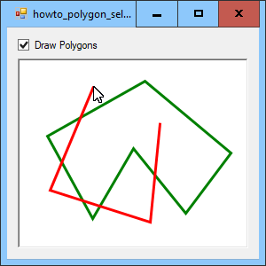 [Build a polygon selector class in C#]