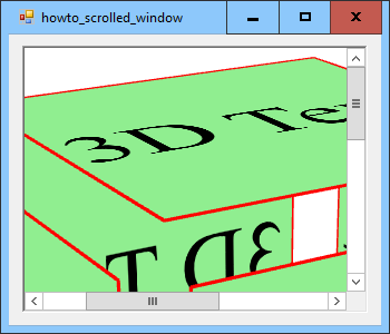 [Make a scrolled window in C#]