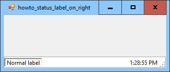 [Make a status strip label that sticks to the right side of the form in C#]