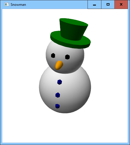 [Use WPF 3d techniques to draw a snowman with WPF and C#]