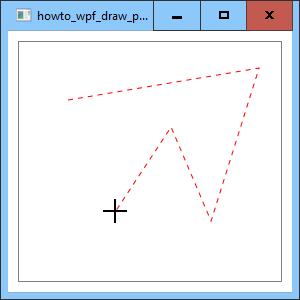 [Let the user draw a polygon in WPF and C#]
