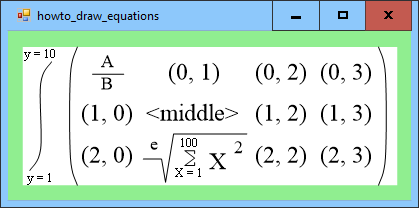 [Recursively draw equations in C#]