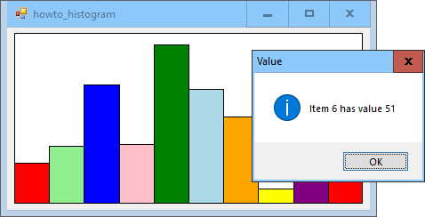 [Draw a simple histogram in C#]